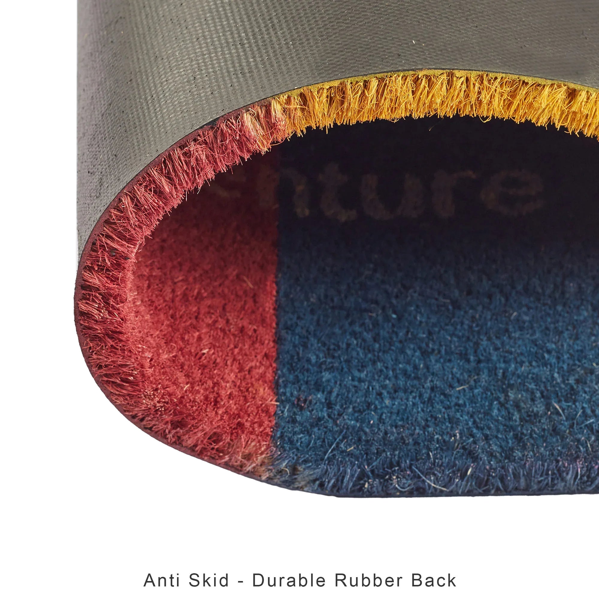 Good Life Is Adventure Printed Coir Doormat 40x60 CM in Multi Colour - HomeTown