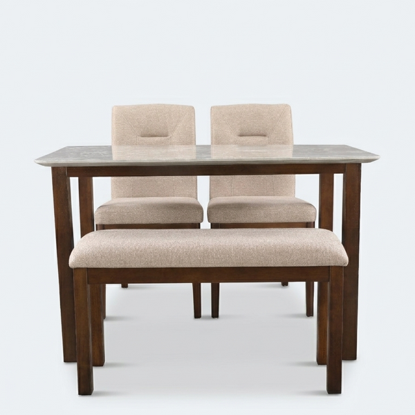 Stonita Marble Top 4 Str Dining Table dimensions