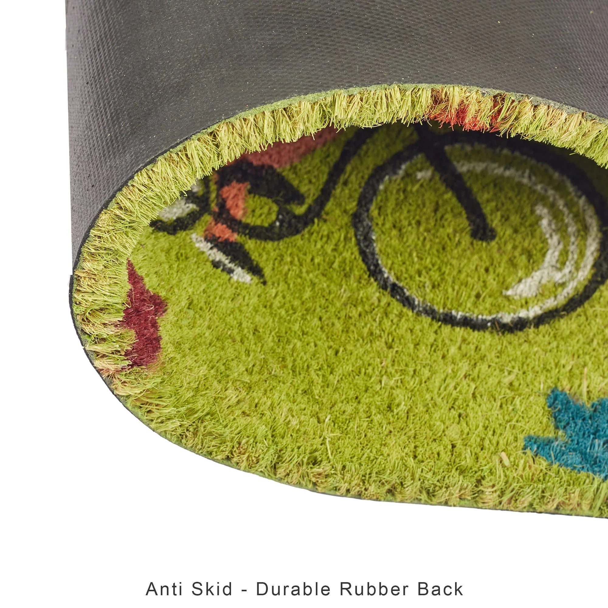 Good Life Is Being Outdoors Printed Coir Doormat 40x60 CM in Green Colour - HomeTown