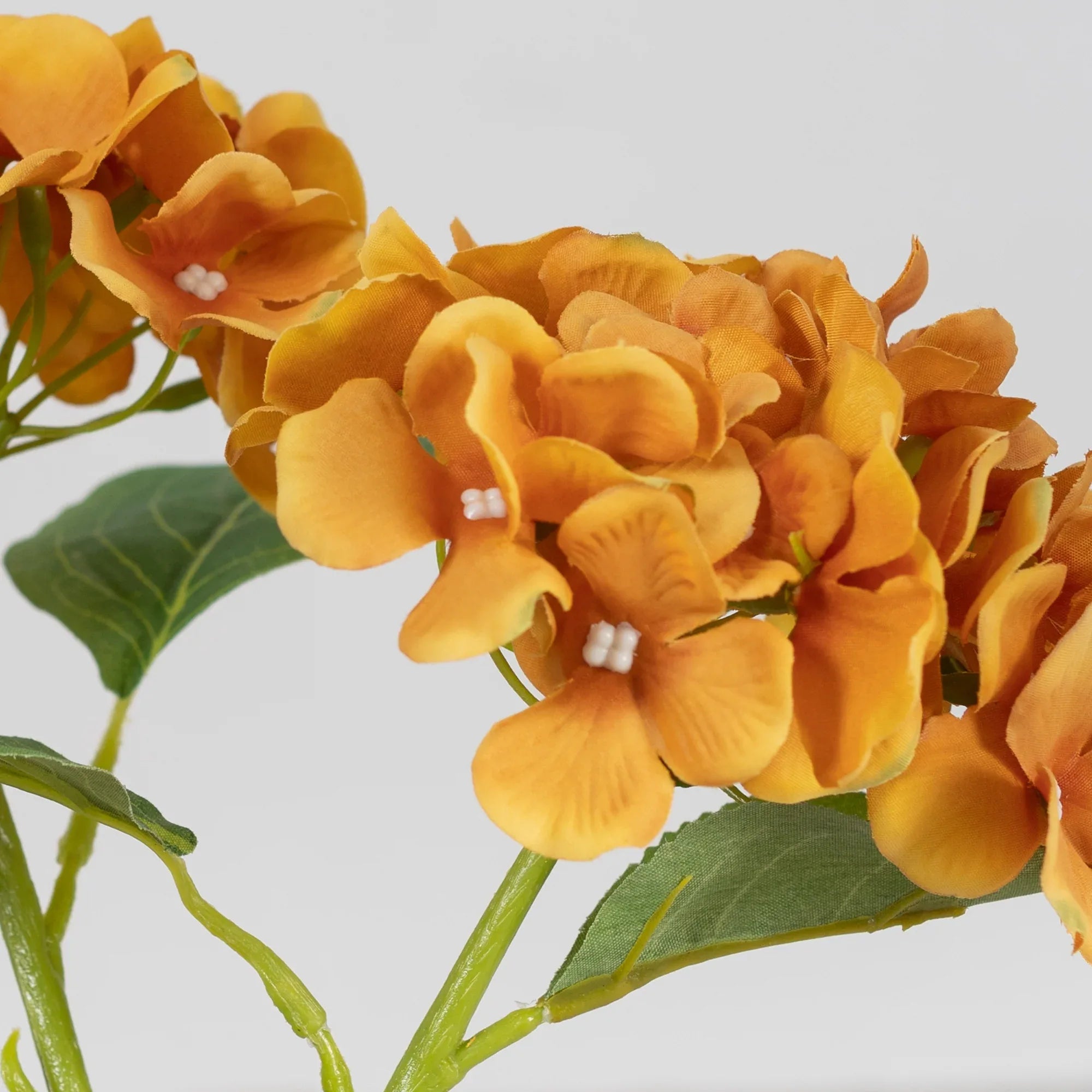 Elora Yellow Hydrangea Faux Flower 29 Cm in Yellow Colour - HomeTown