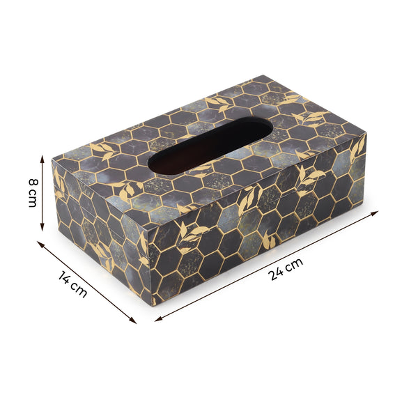 De Massion Gilded Hive Tissue Box dimensions