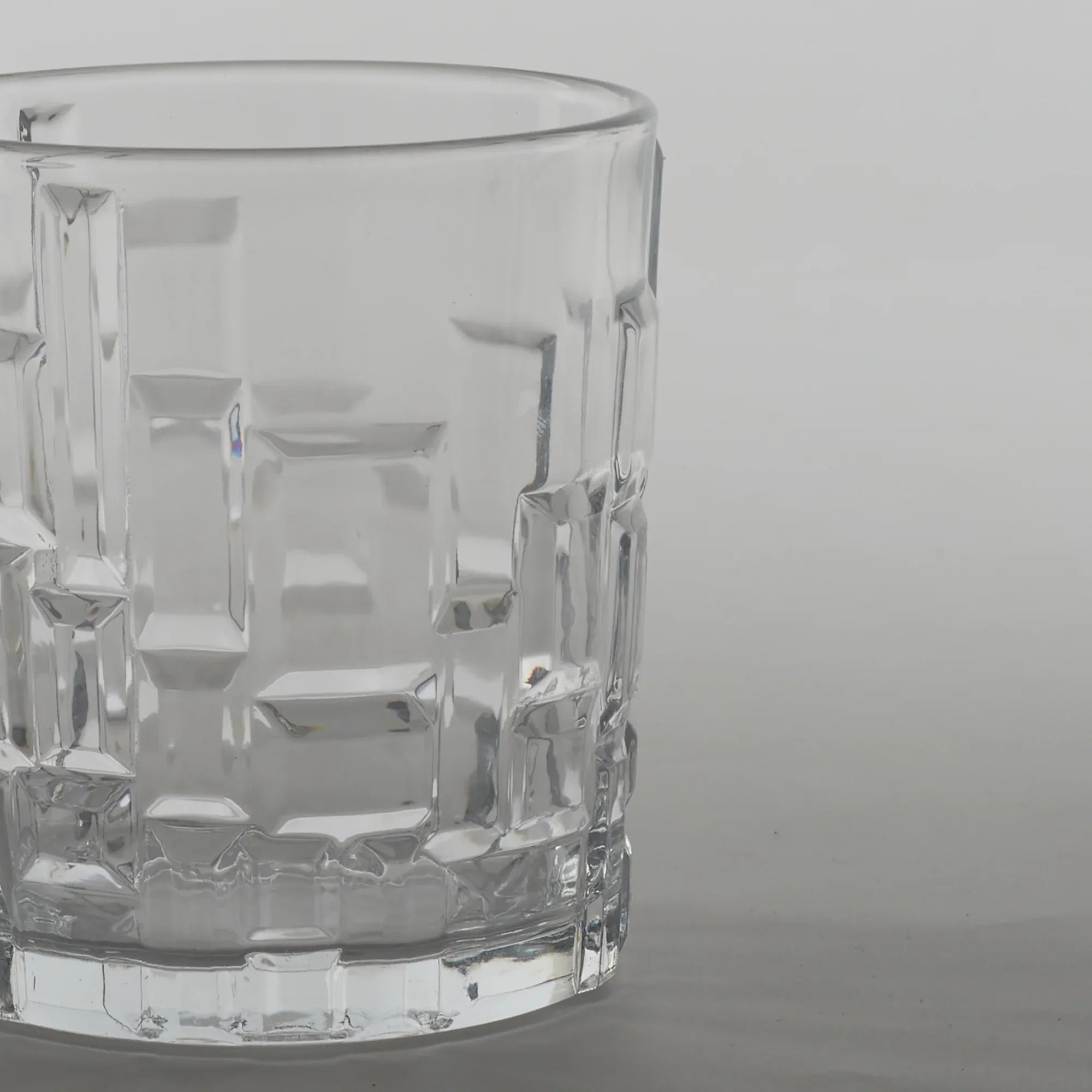 Cairo Glass Whisky Glass Set of 6 in Transparent Colour - HomeTown