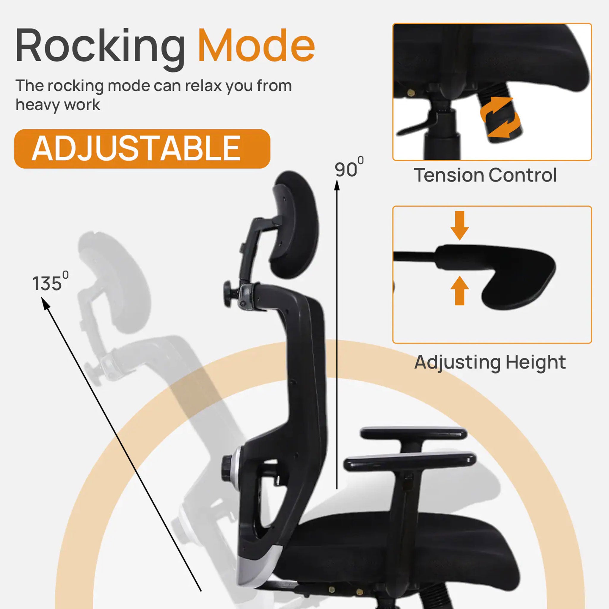 Halorest Office Chair Hr Black