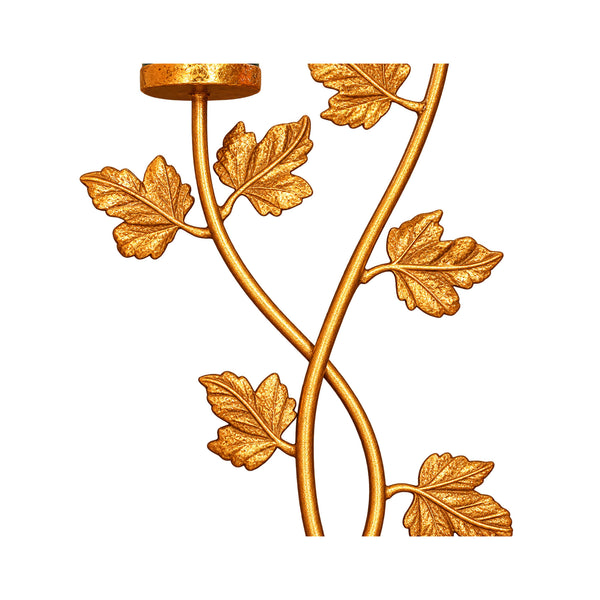 CGI Luxe Utsav Dual Votive Tea Light Gold Finish | 22X13X39.5 cm dimensions
