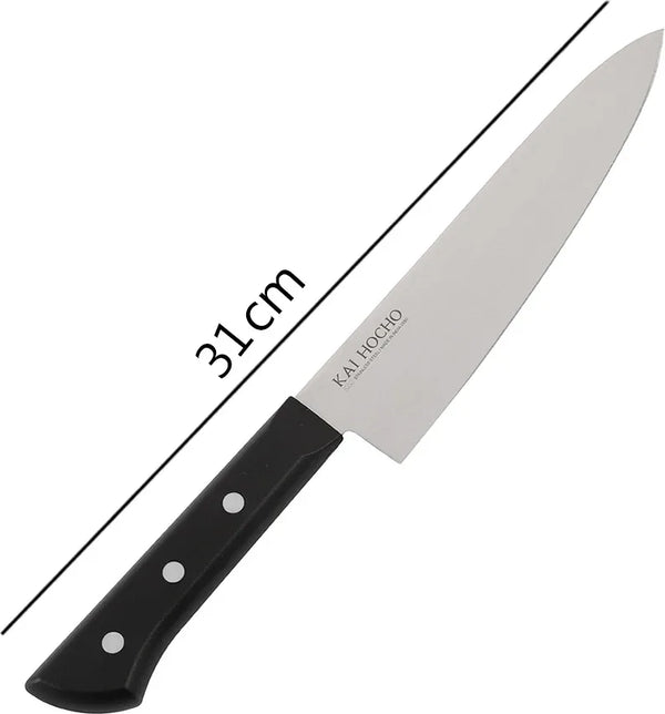 Hocho Chef Stainless steel Knife in Black Colour dimensions