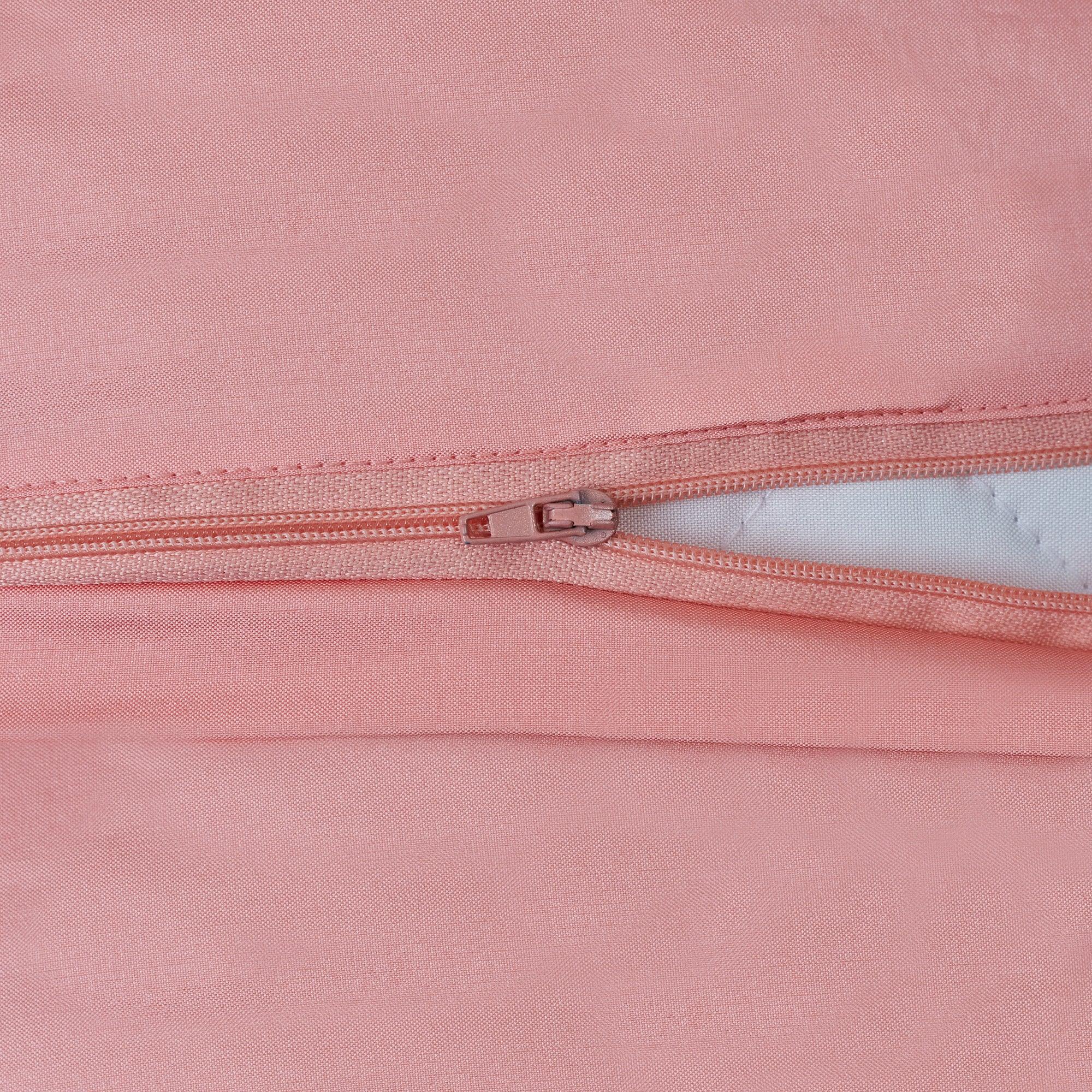 Fiesta Quilted Set of 2 Cushion Cover 40x40 Cm in Blush Colour - HomeTown