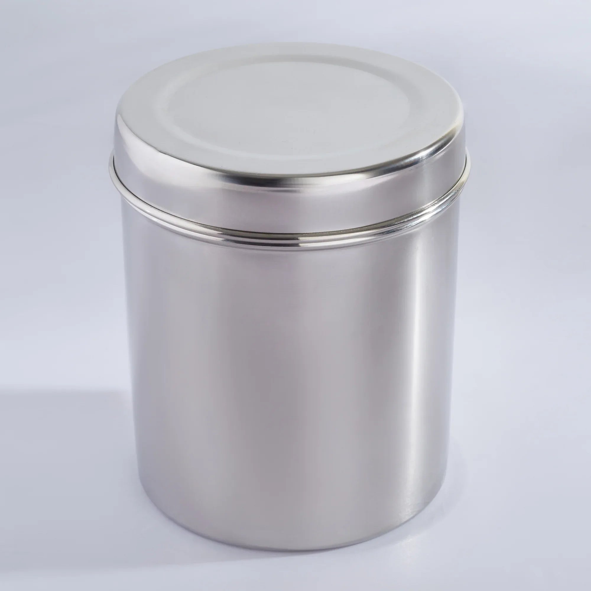 Glisto Stainless Steel Container Set of 2 in Silver Colour - HomeTown