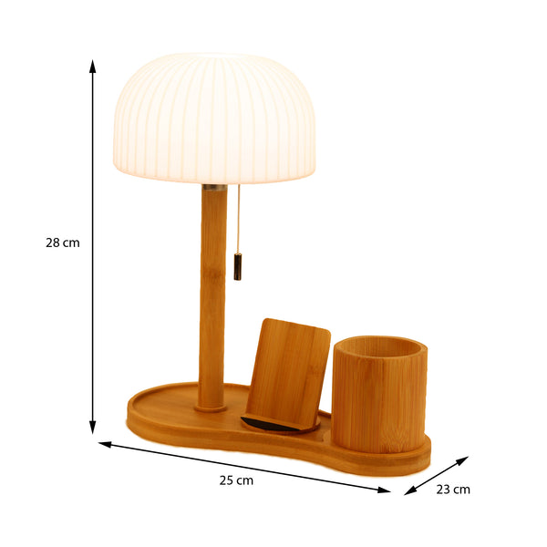 De Massion Mush Wood Study Lamp dimensions