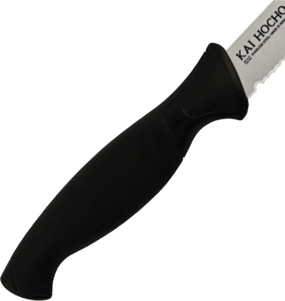 Serrated Stainless steel Serrated Knife in Black Colour - HomeTown