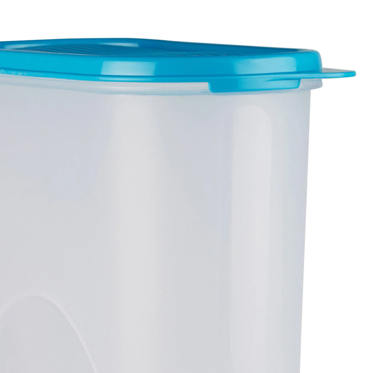 Fiesta 100% BPA-Free Plastic Oval Container Set of 3 (600ml, 1300ml, 2000ml) in Teal & Transparent Colour - HomeTown