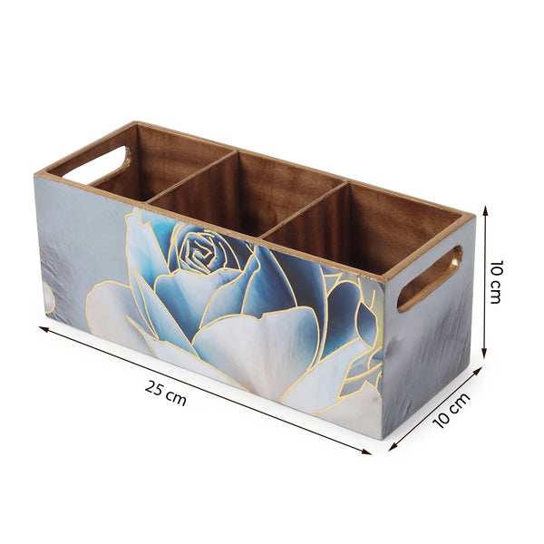 De Massion Azure Whisper Cutlery Holder dimensions
