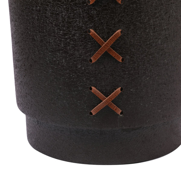 Cosmos Metal Planter 22 cm in Brown Colour dimensions