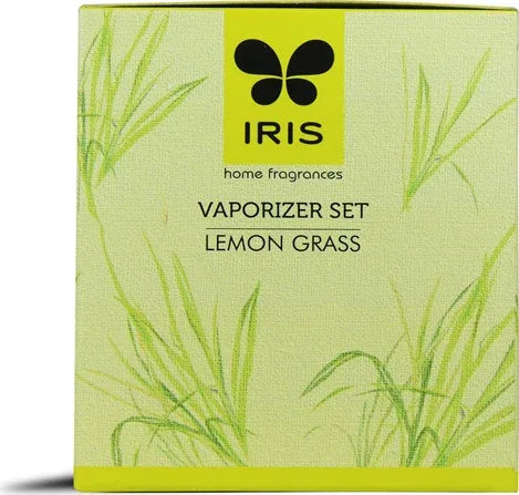 Vapourizer Set Ceramic 5Ml With 2 Tealights in Lemongrass Colour - HomeTown