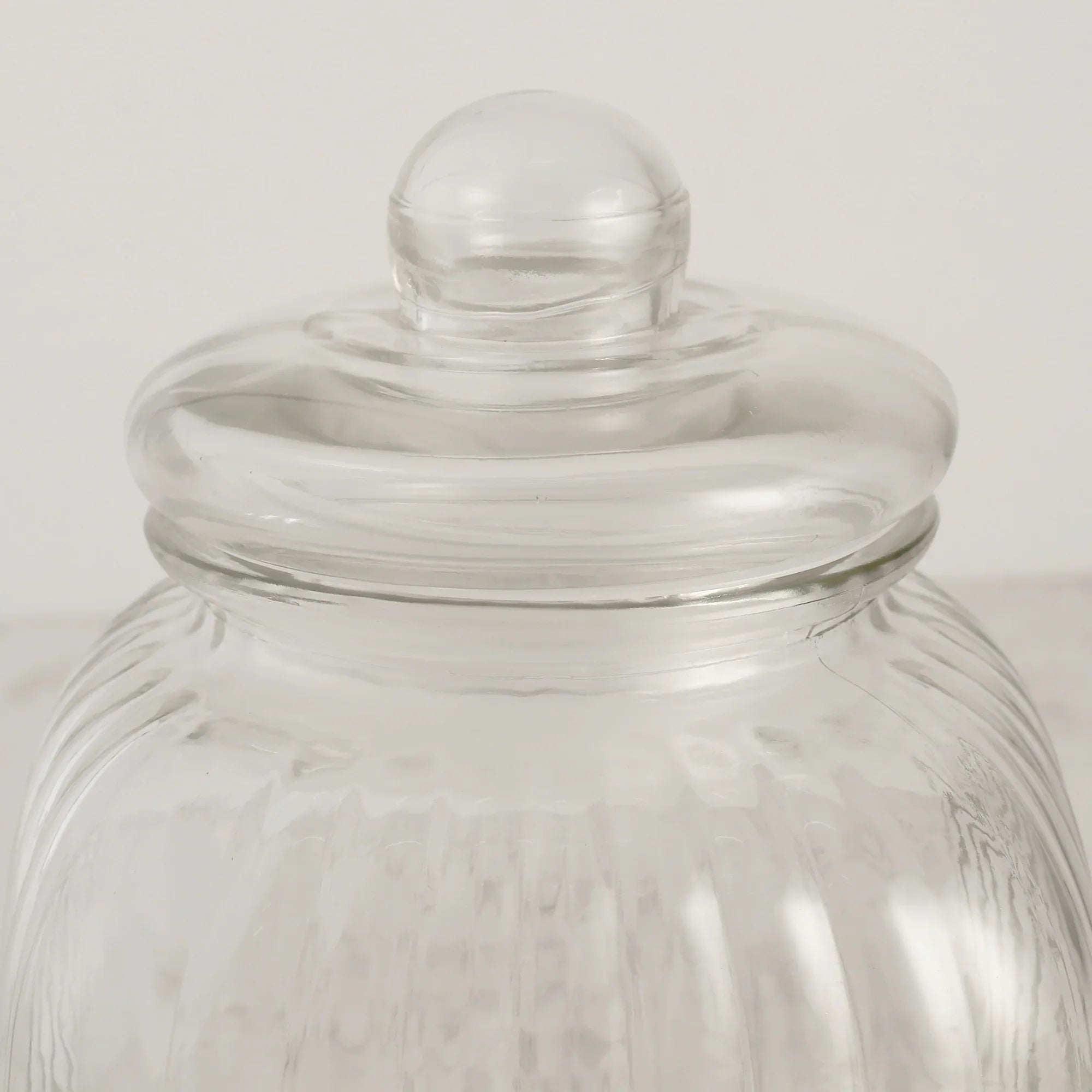 Robust Glass Jar 3000 ml with Lid in Transparent Colour - HomeTown
