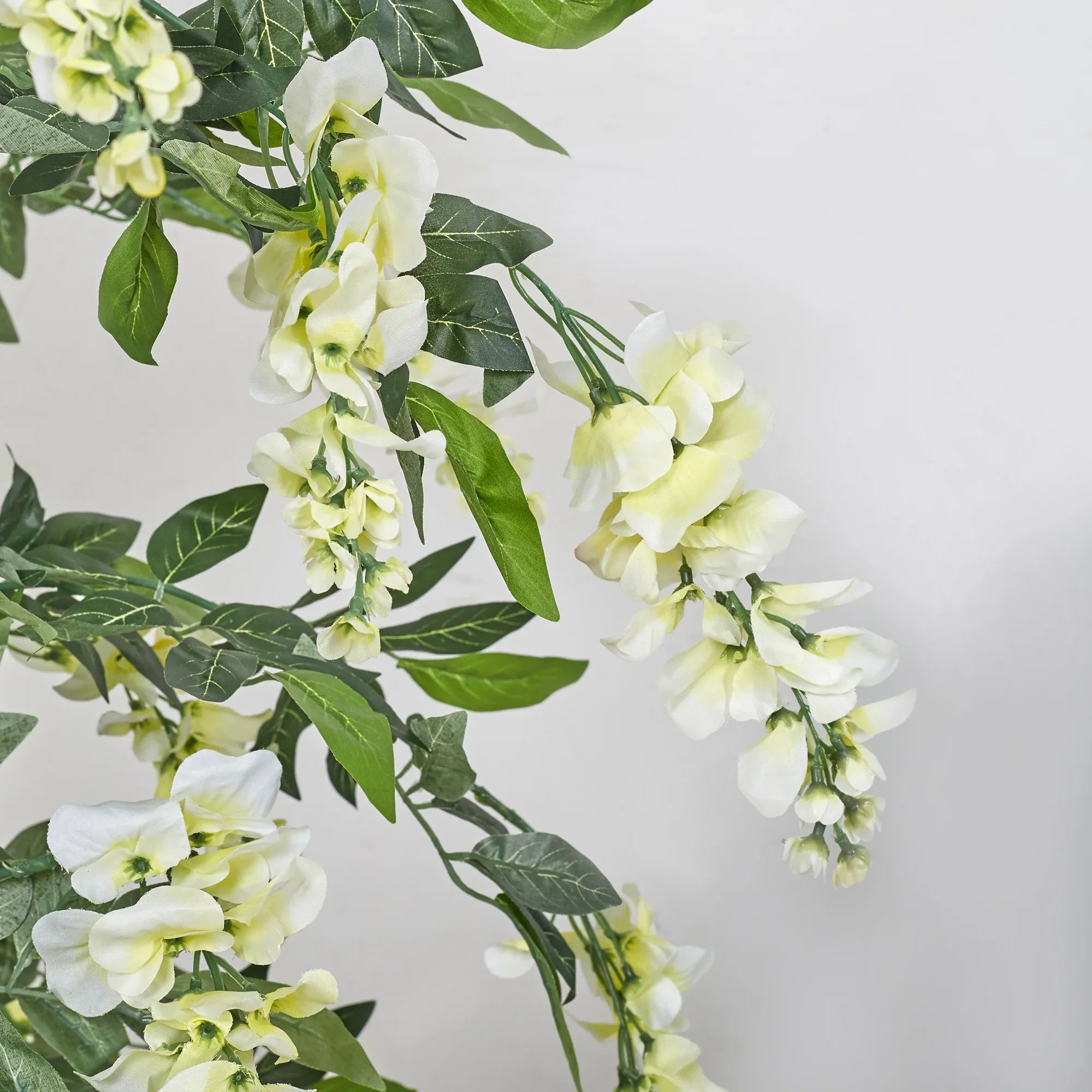 Ilana Artificial Wisteria Potted Tree 120Cm in White Colour - HomeTown