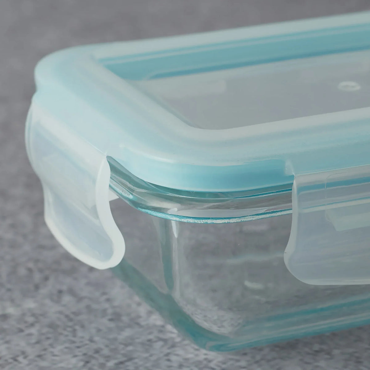 Robust Glass Rectangle Container with PP Lid 180ML in Transparent Colour - HomeTown