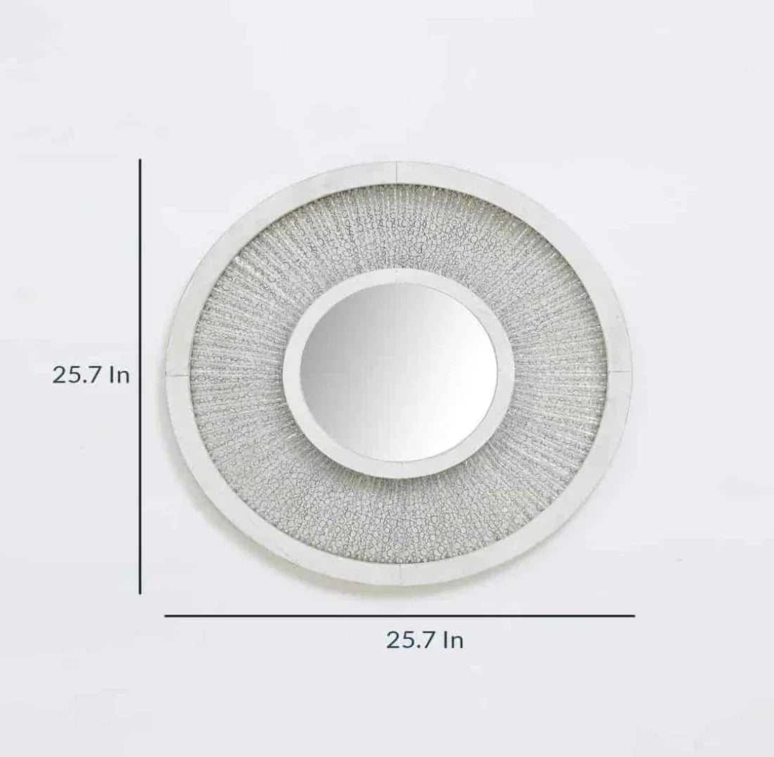 Wall Mirror Metal Zuri by Vedas - HomeTown