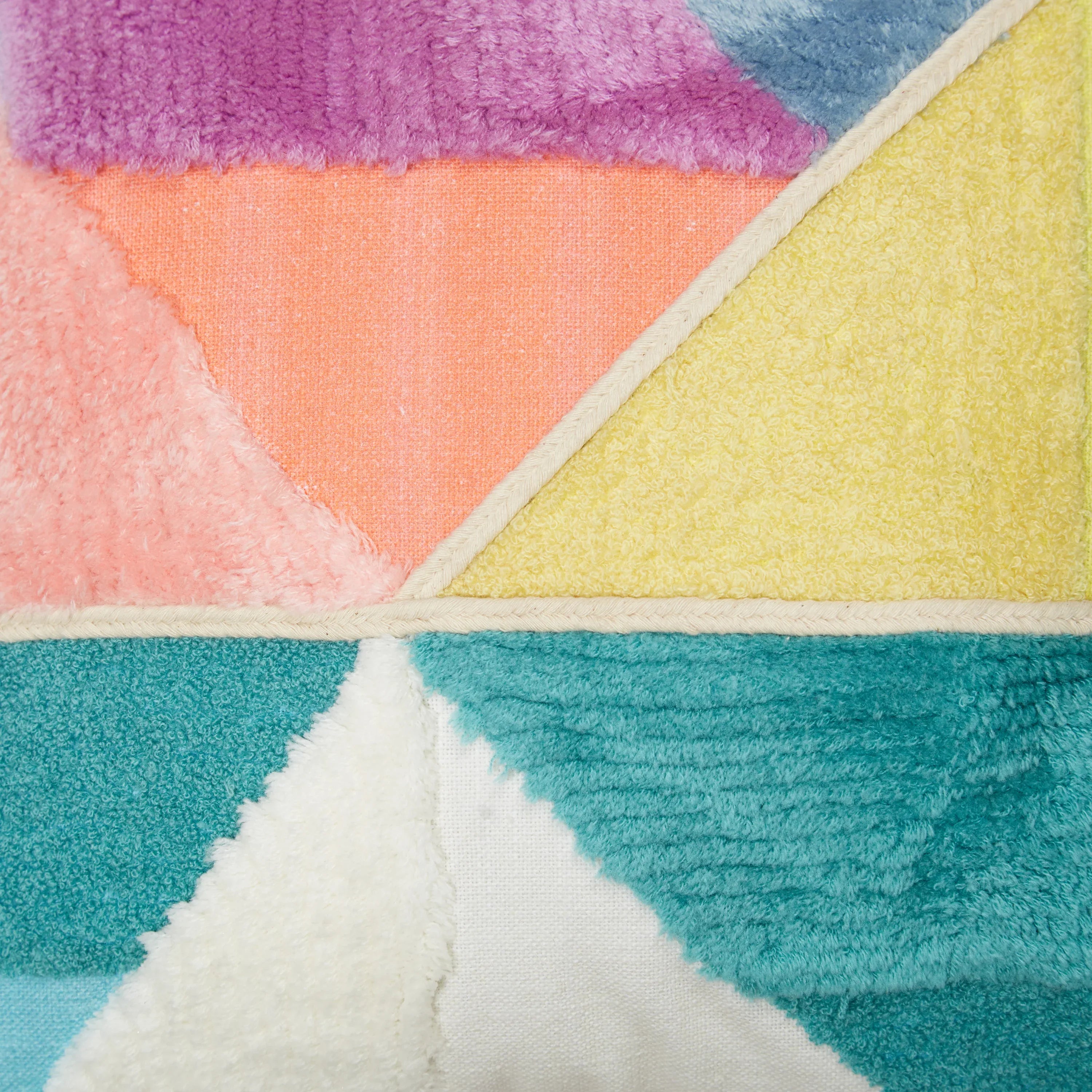 Pop Modern Cotton Cushion Cover 40x40 cm in Multi Colour - HomeTown