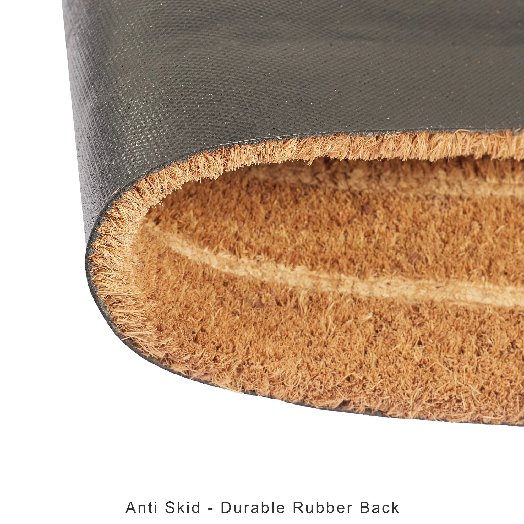 Natura Home Embossed Coir Doormat 45x75 CM in Natural Colour - HomeTown