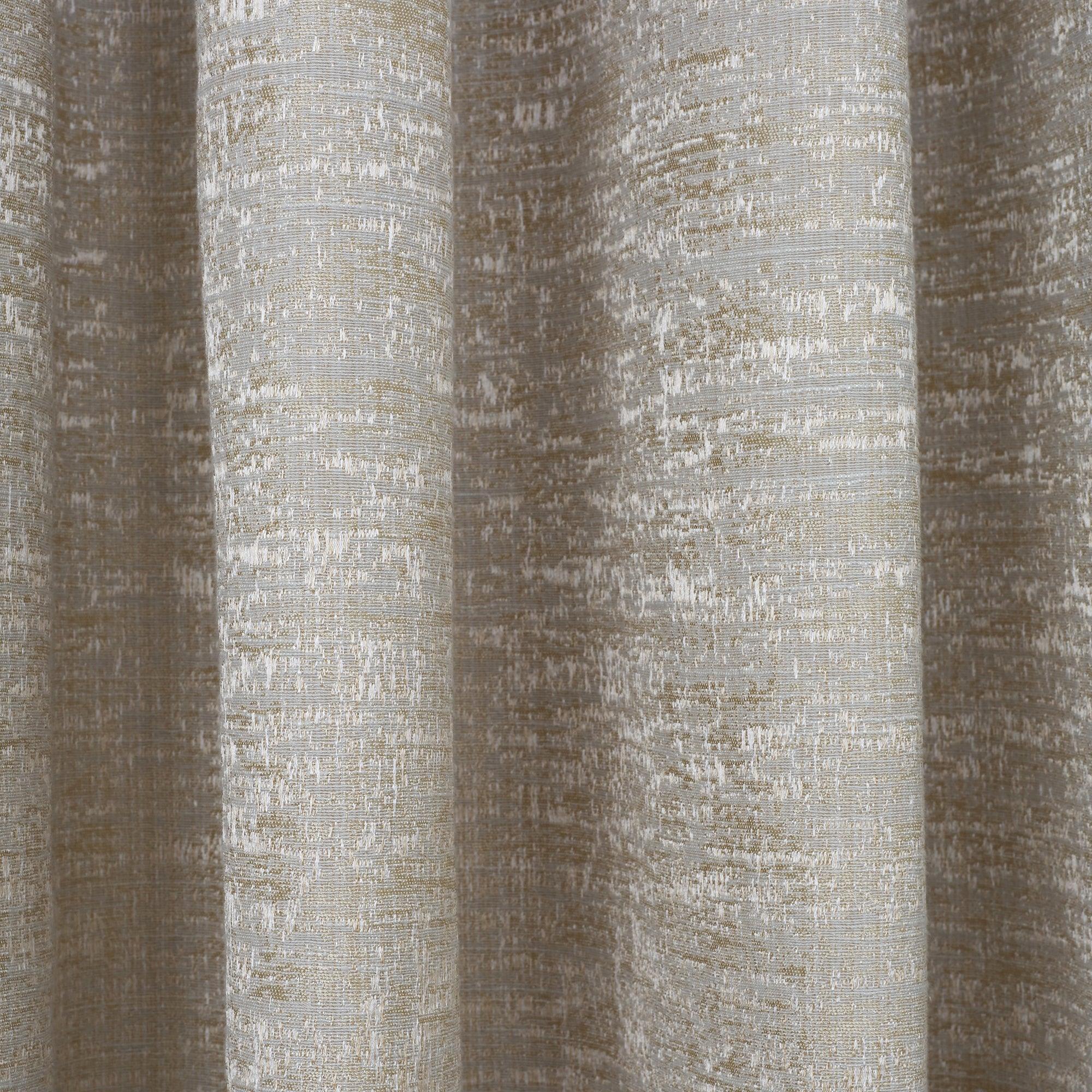 Amour Set of 2 Solid Jacquard Dim Out Curtains 7 Feet in Grey Colour - HomeTown