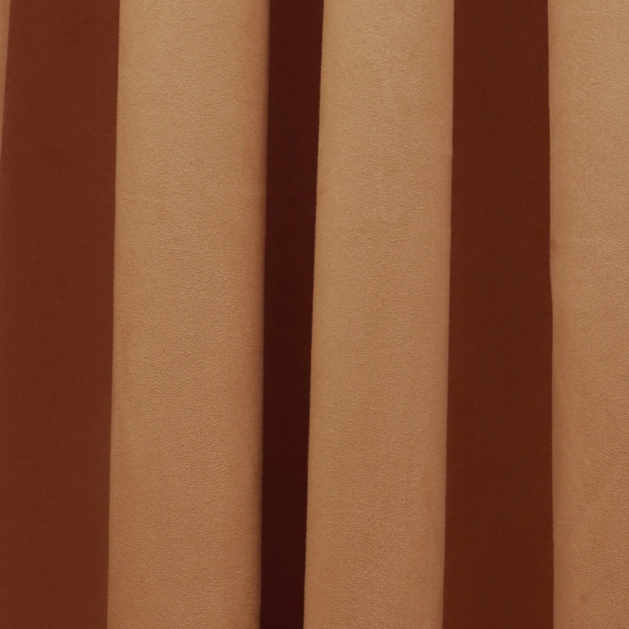 Nora Shades Solid Suede Dim Out Window Curtain 5 Feet in Brown Colour - HomeTown