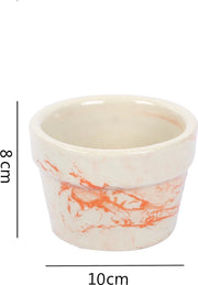 Nurturing Green Ceramic Planter 8Cm in Multi Colour - HomeTown