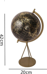 Rover Metal Tripod Globe 8 Inch in Black Colour - HomeTown