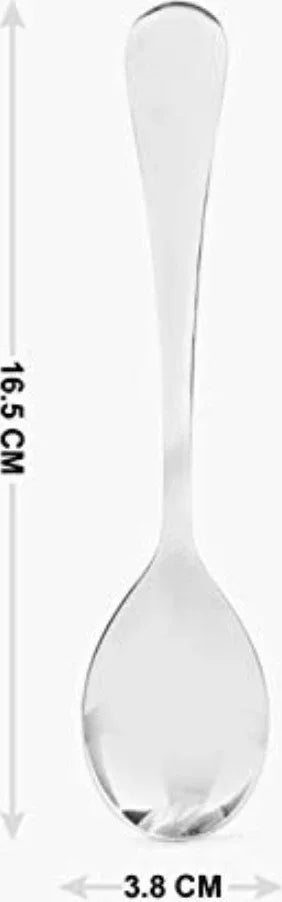 Solo Stainless steel Baby Spoon Set Of 6 Pcs in Silver Colour - HomeTown