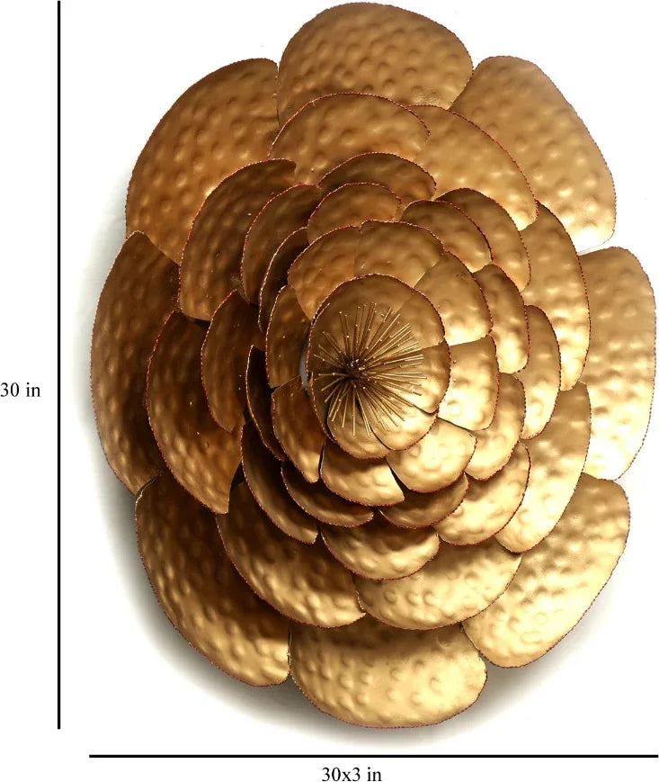 Wall Decor Metal Flower Of Fire Big by Vedas - HomeTown