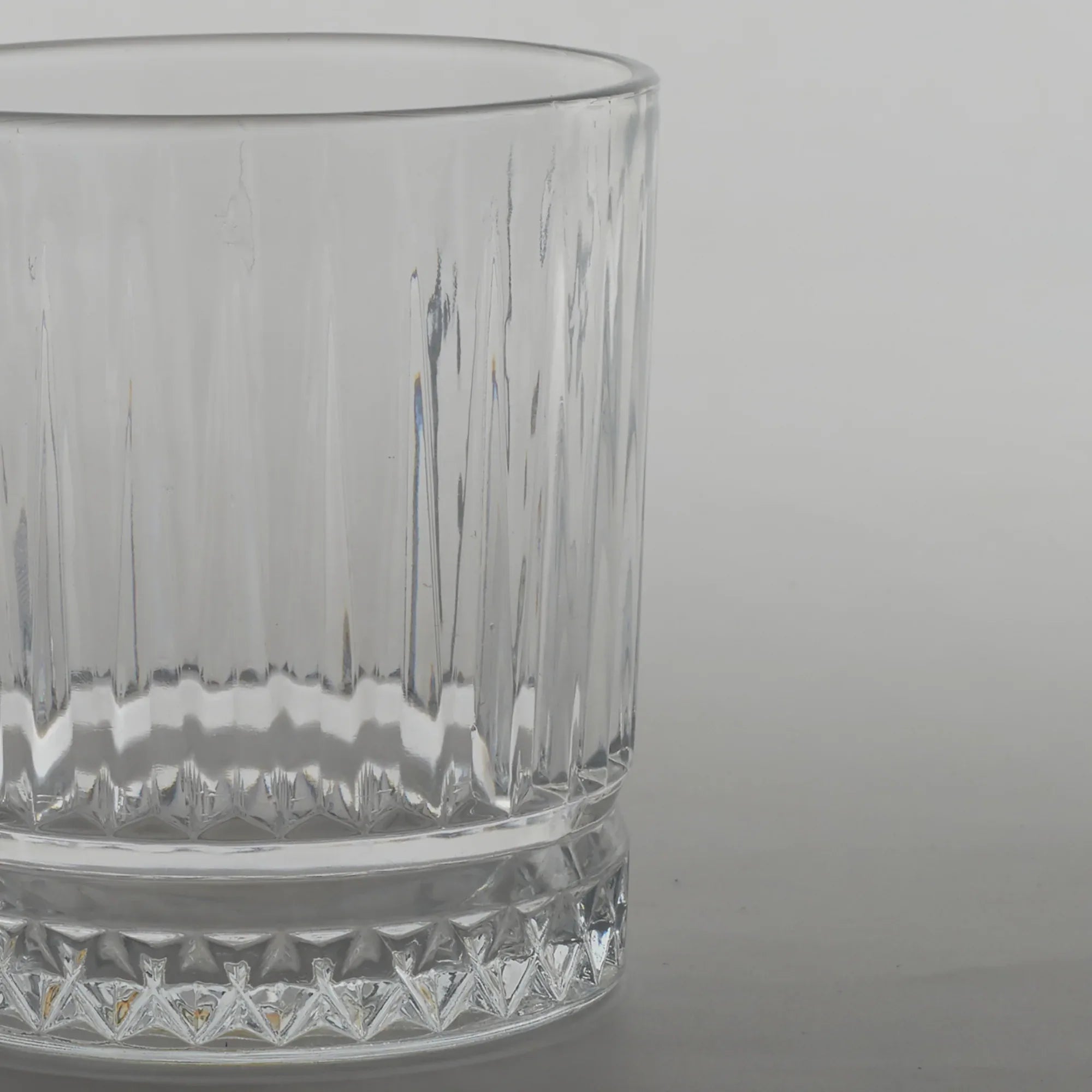 Dubai Glass Whisky Glass Set of 6 in Transparent Colour - HomeTown