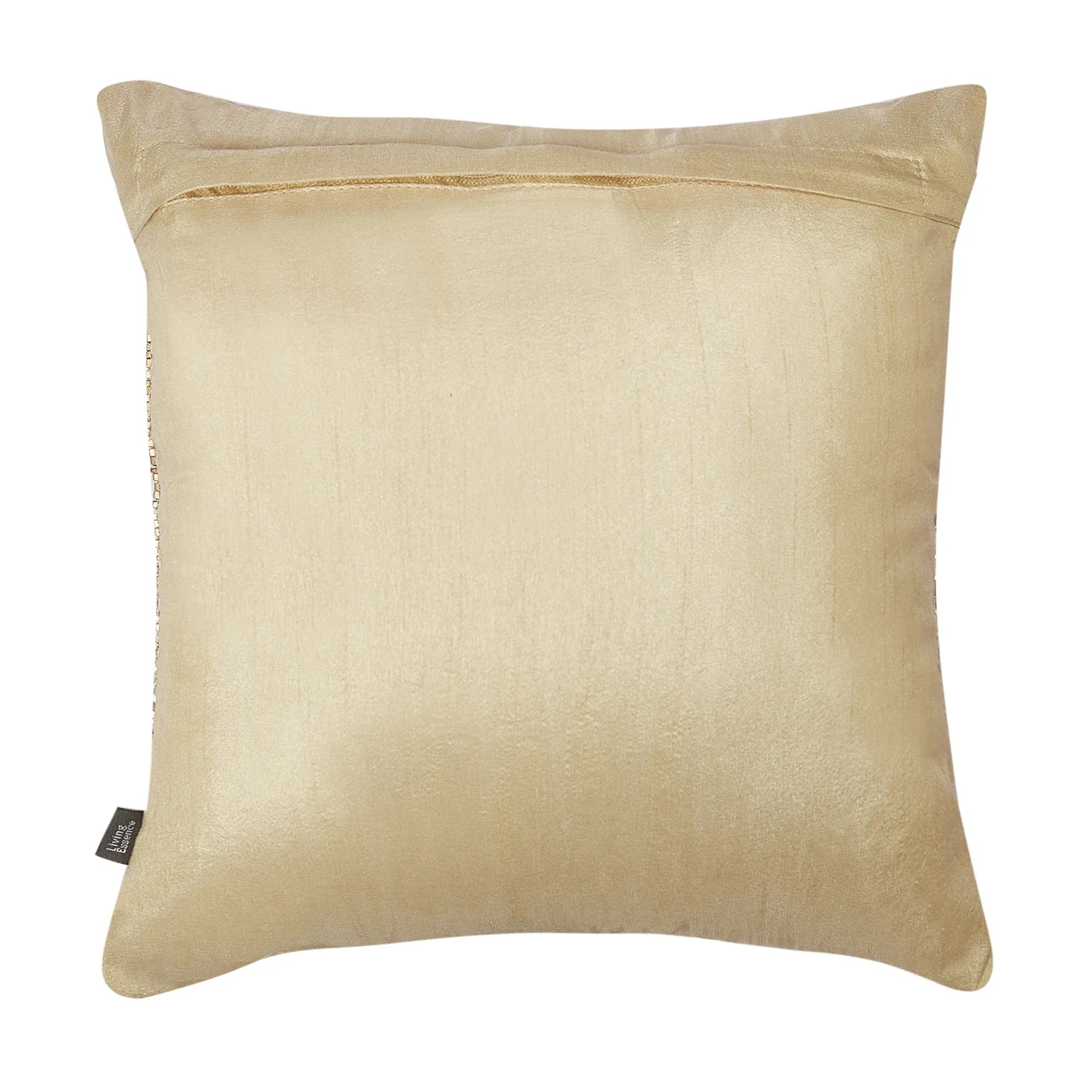 Modern Chic Polyester Cushion Cover 30x30 cm in Beige Colour - HomeTown