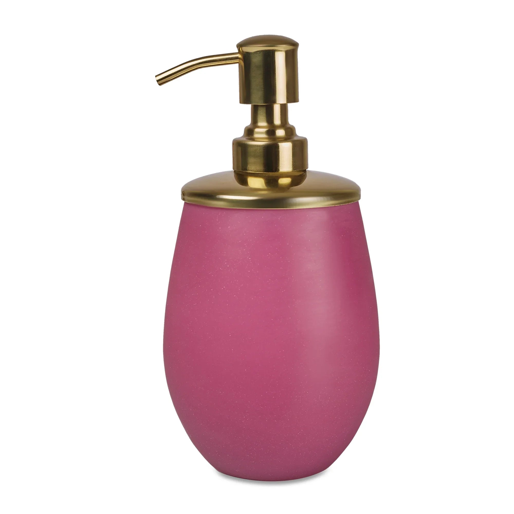 Emilia Glass Frosted Colored Liquid Soap Dispenser in Plum Colour - HomeTown