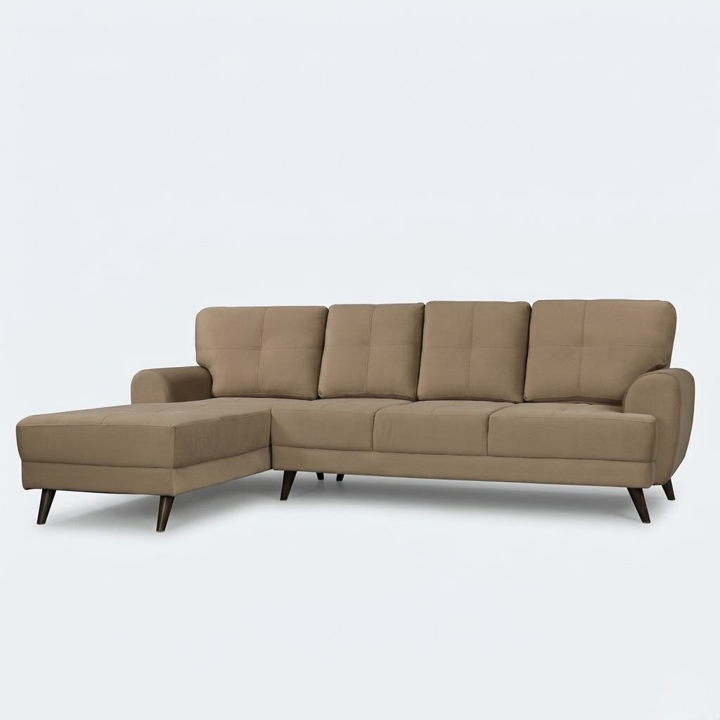 RIGA LYRA FAB LOUNGER LARGE BROWN RH