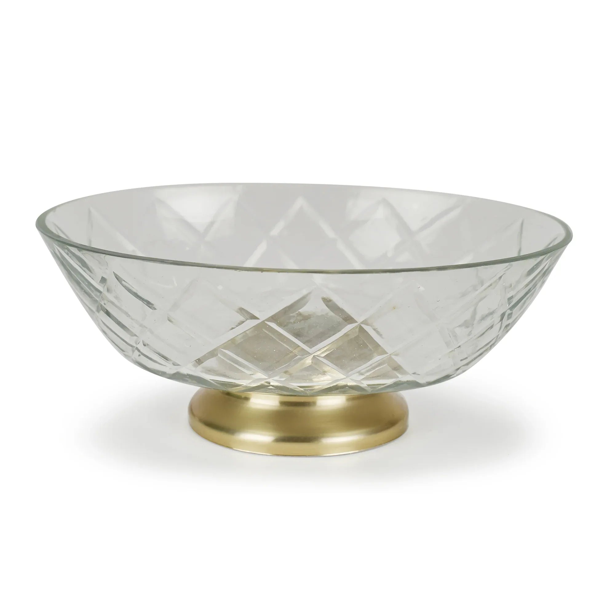 Nora Glass Cut Work Soap Dish in Transparent Colour - HomeTown