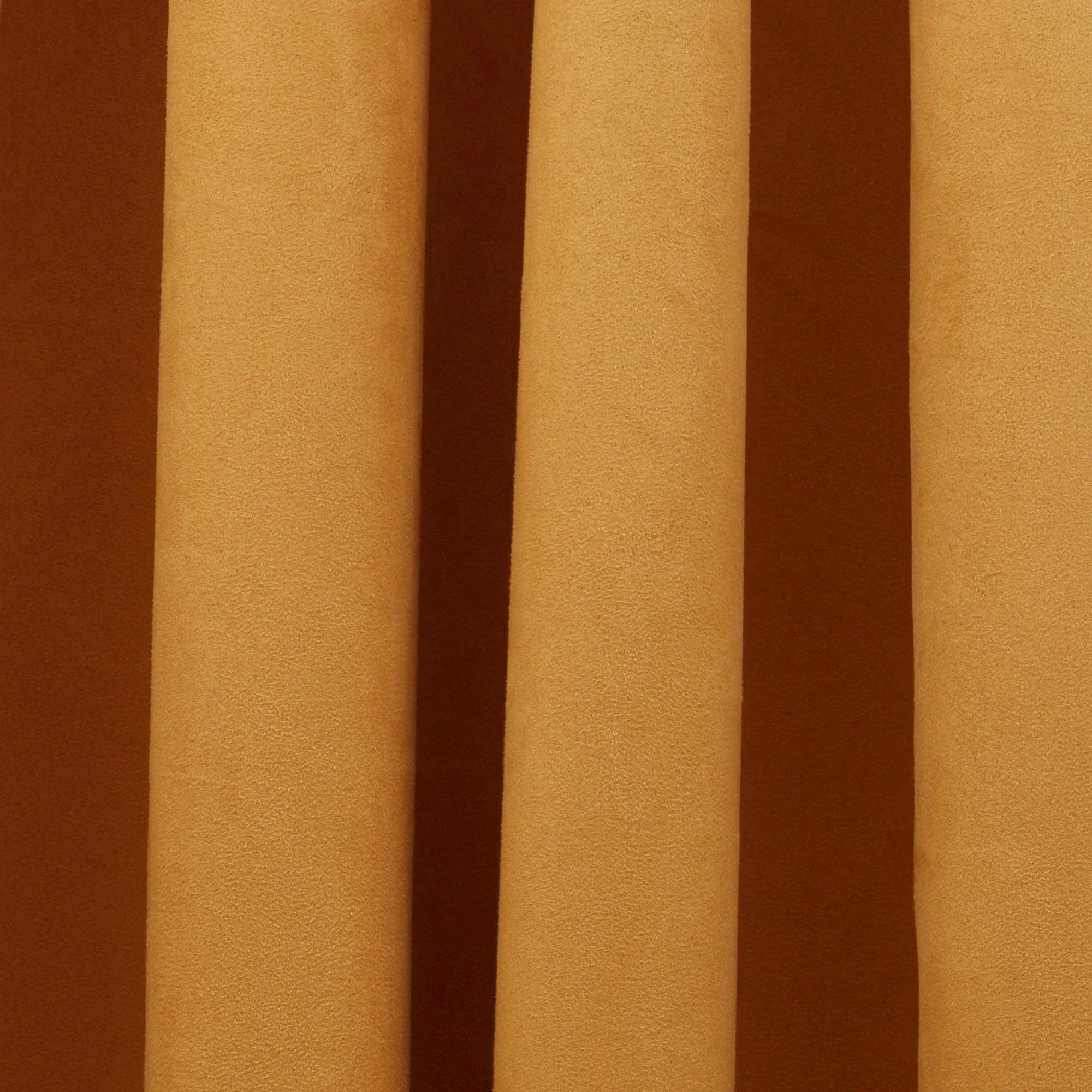 Nora Shades Solid Suede Dim Out Door Curtain 7 Feet in Mustard Colour - HomeTown
