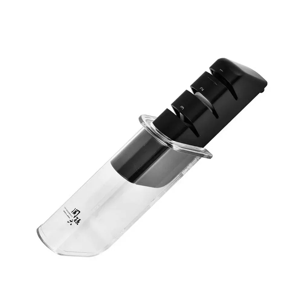 Seki Magoroku Diamond & Ceramic Sharpner Stainless steel Ceramic Knife Sharpner in Black Colour - HomeTown