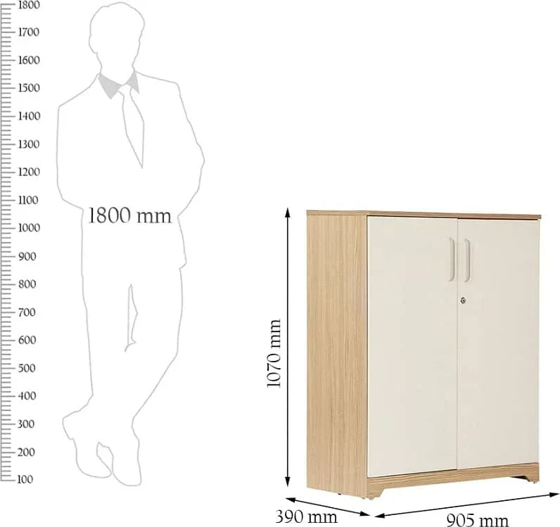 Ambra Engineered Wood Shoe Rack in Oak Colour - HomeTown