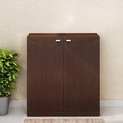 Monza Engineered Wood Shoe Rack in Wenge Colour - HomeTown