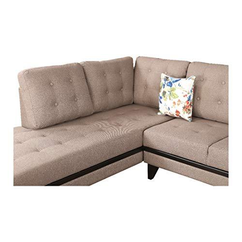 Garcia Fabric 5 Seater Sofa with Right Hand Side Lounger - HomeTown