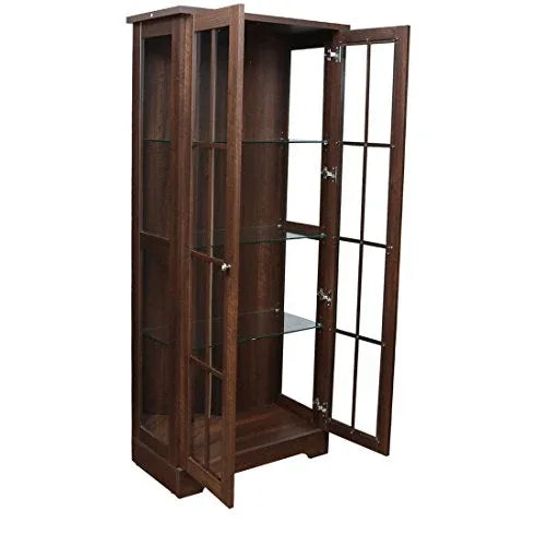 Holly Engineered Wood Book Shelf in Walnut Colour dimensions