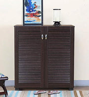 Frisco Engineered Wood Shoe Rack in Wenge Colour - HomeTown