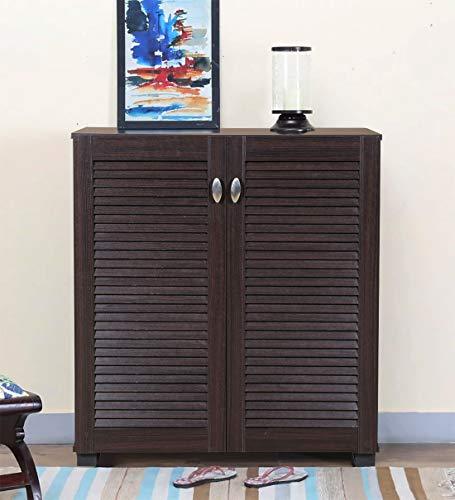 Frisco Engineered Wood Shoe Rack in Wenge Colour - HomeTown