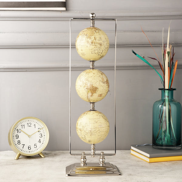 Triple Vertical Globe Stand dimensions