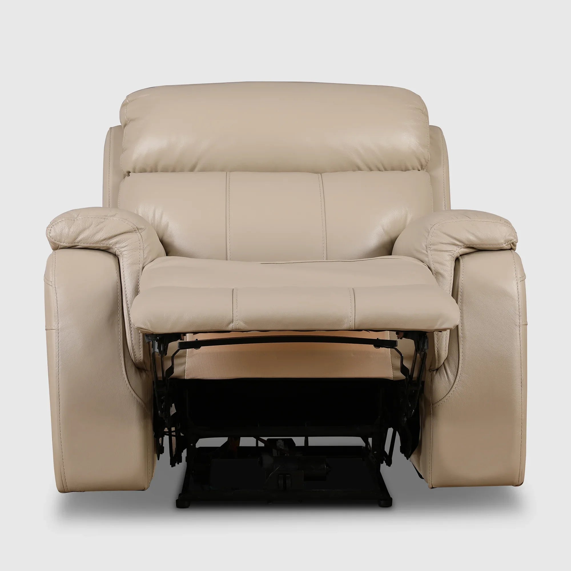 Plush Leather Electric Recliner - HomeTown