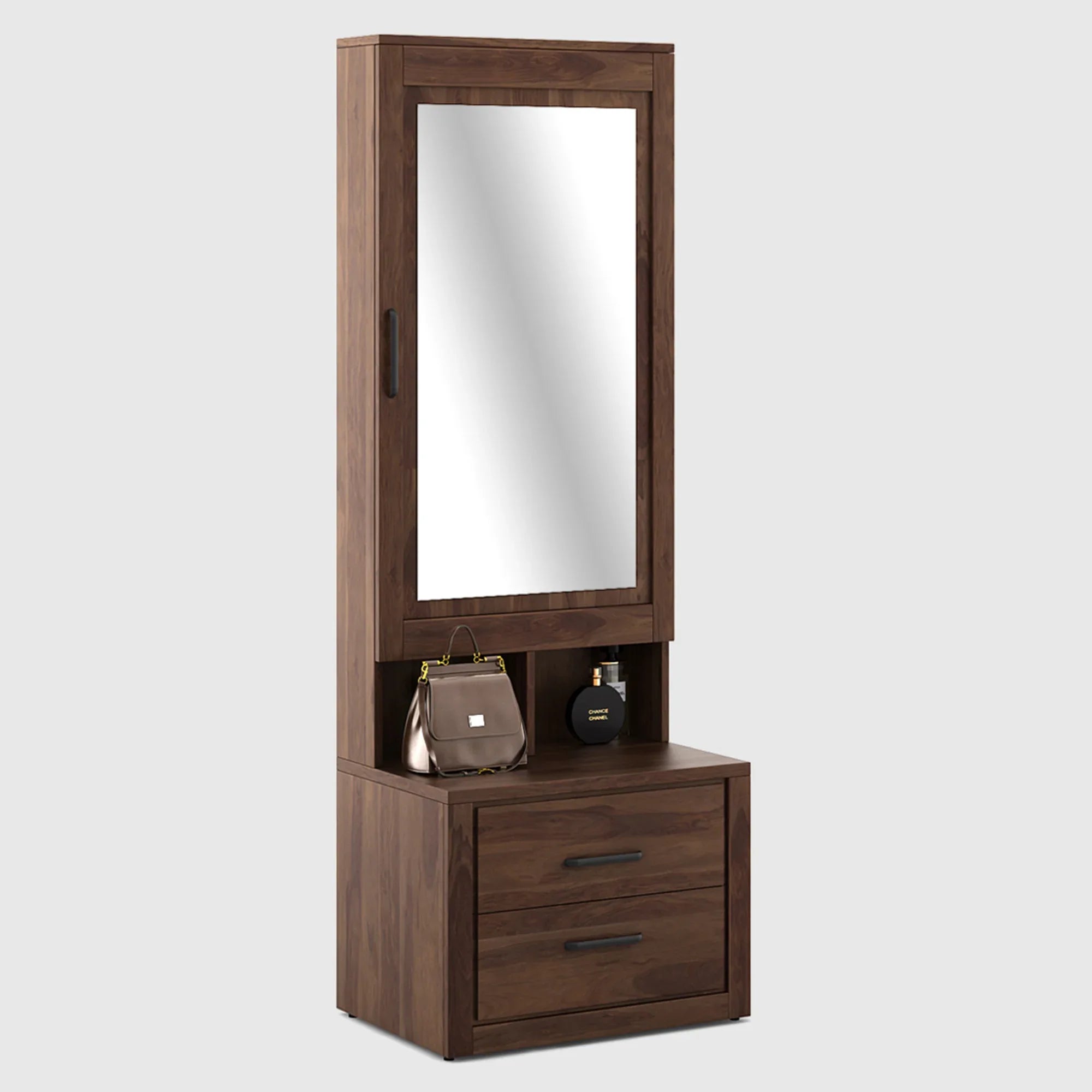 Antwerp Dresser With Mirror in Sheesham Colour - HomeTown