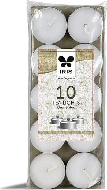 Tealight Candle Pack Of 10 in Unscented Colour - HomeTown