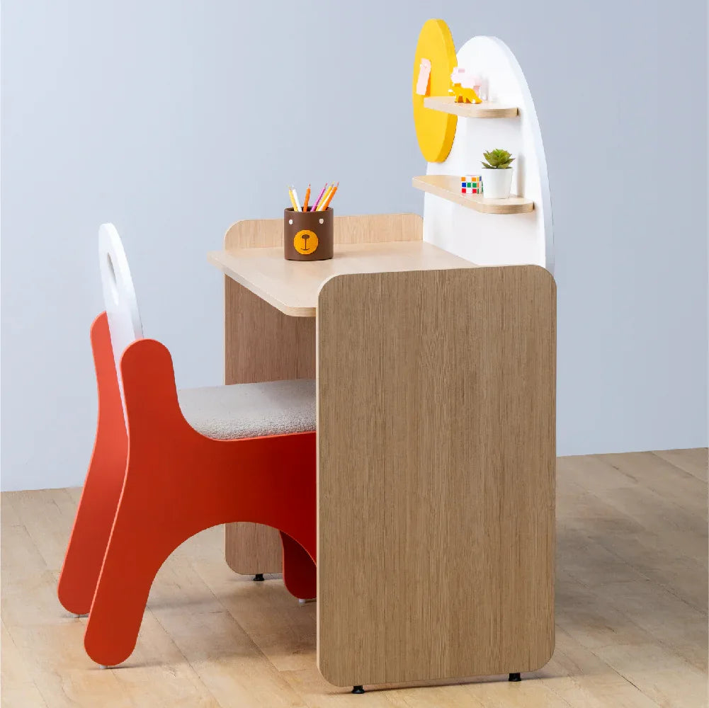 Sunshine Study Desk in Pearly White Colour - HomeTown