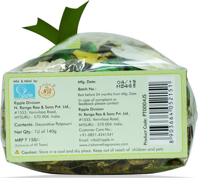 Chunky Potpourri Pouch in Jasmine Colour - HomeTown