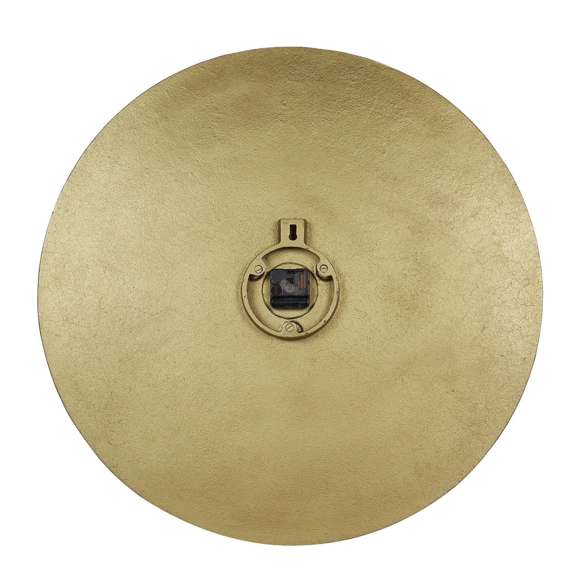 Magna Metal Clocks 74 Cm in Antique Gold Colour - HomeTown