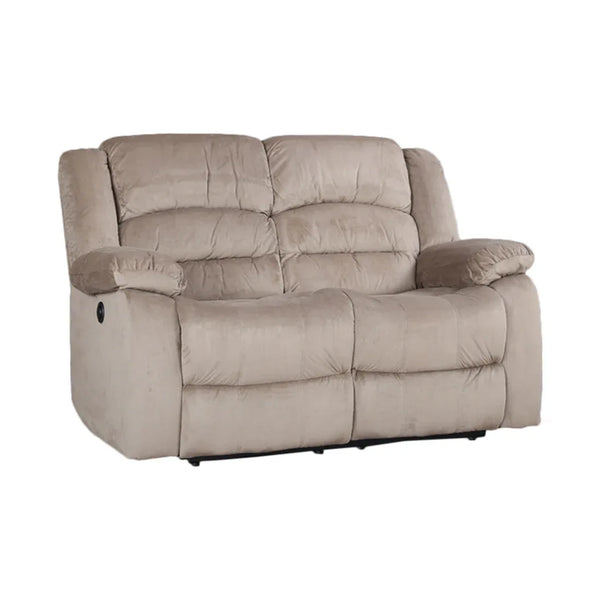 Bradford 2 Seater Fabric Recliner Sofa in Beige Colour dimensions